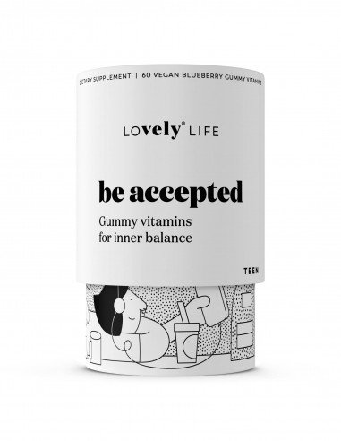 Vely Gumené vitamíny pre vnútornú vyváženosť be accepted lovely life