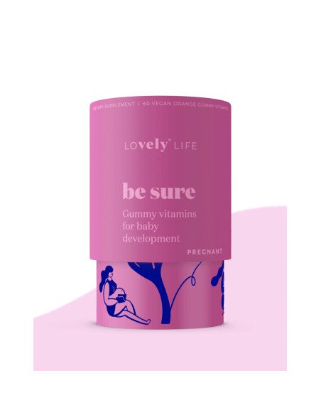 Vely Gumené vitamíny pre správny vývoj bábätka v brušku be sure lovely life