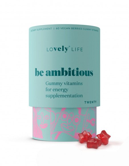 Vely Gumené vitamíny pre doplnenie energie be ambitious lovely life